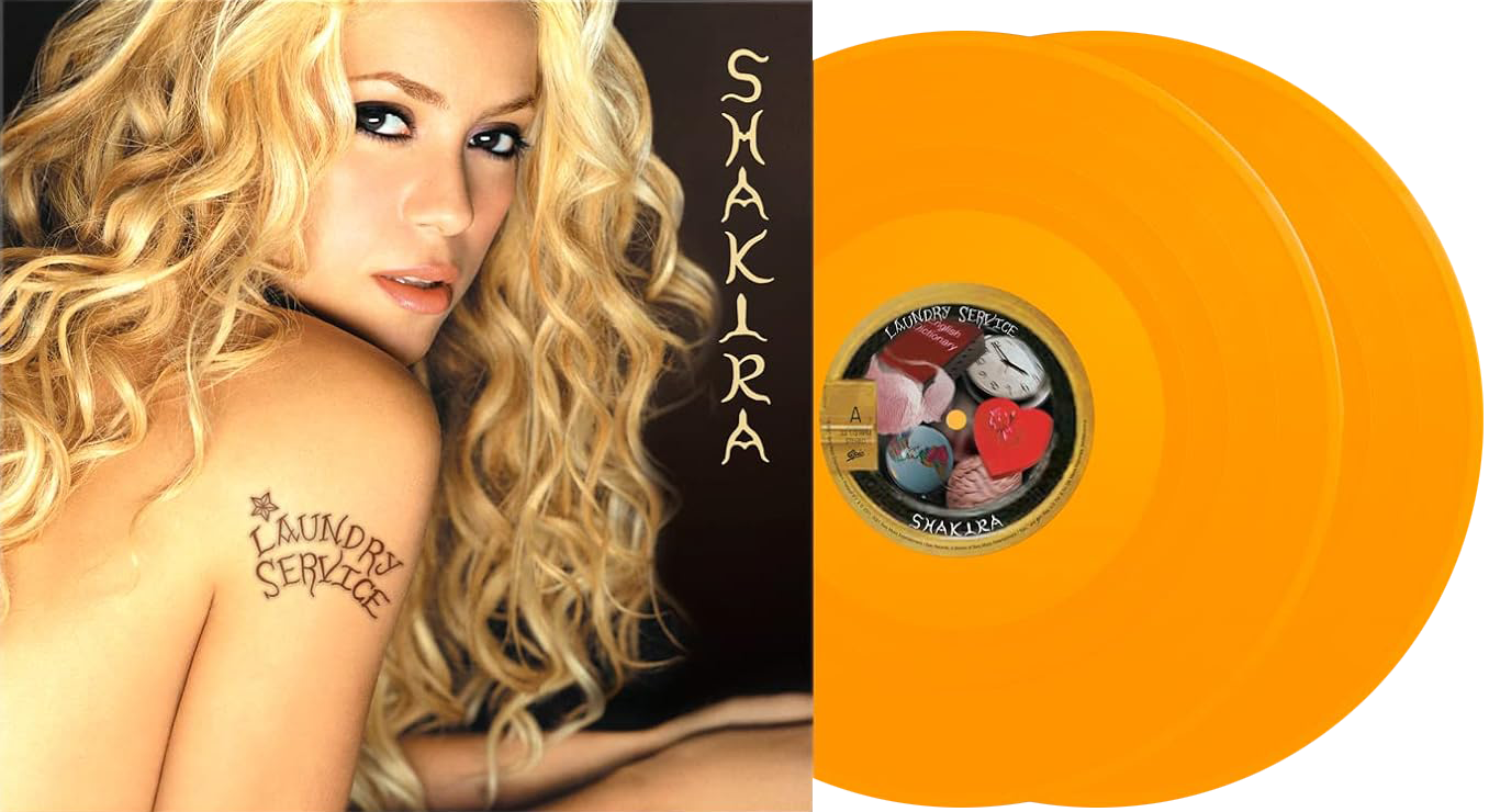 Image of Artwork for Shakira's Laundry Service (Yellow 2LP)